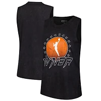 Women's Sportiqe Black WNBA Rock & Roll Collection Turner Mineral Wash Tank