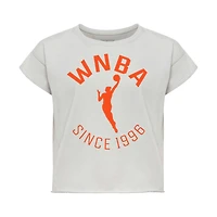 T-shirt court Alana gris Sportiqe pour femme, collection Genuine Issue WNBA
