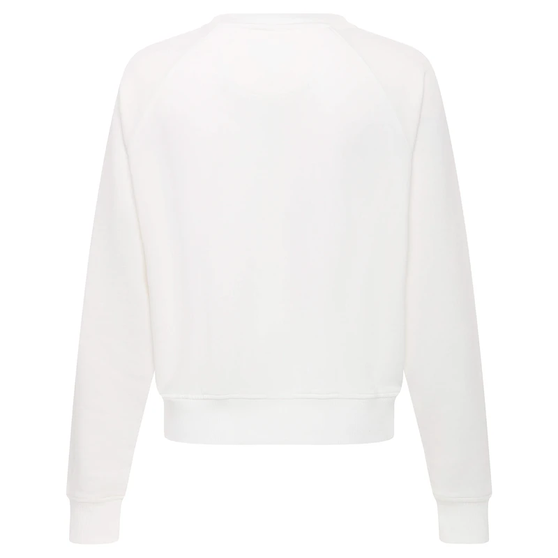 Sweat-shirt court Ashlyn blanc Sportiqe pour femme, collection WNBA Genuine Issue