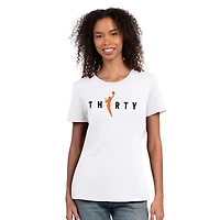 Women's Starter  White WNBA 30th Anniversary Scoop Neck T-Shirt