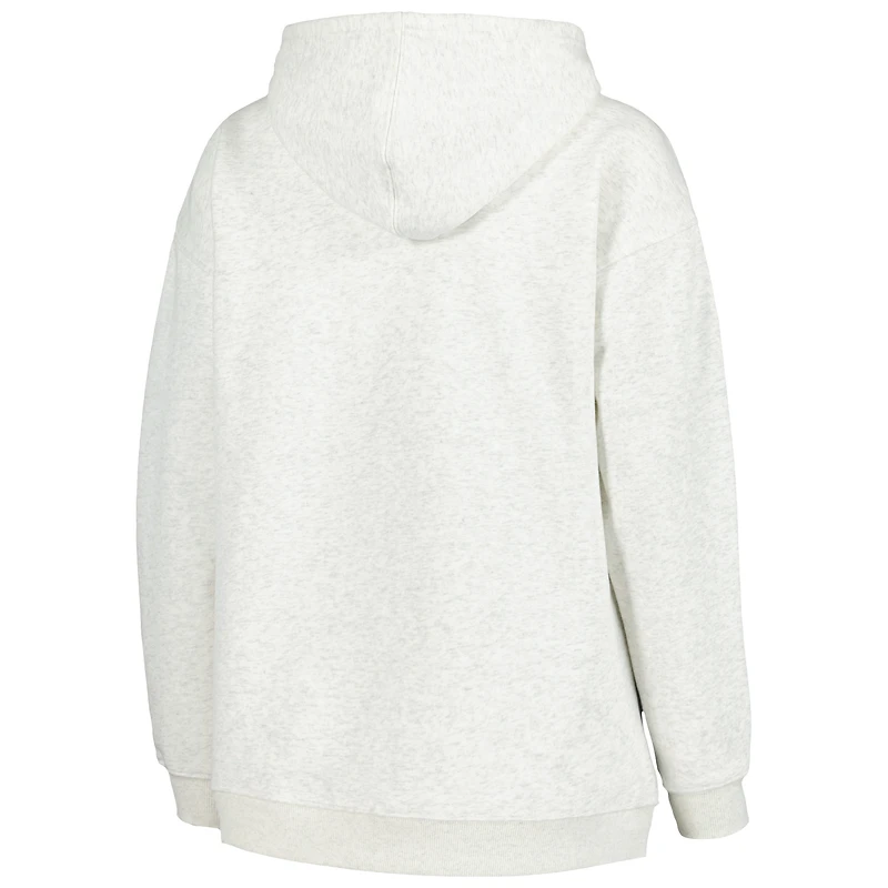 Women's The Wild Collective Heather Gray WNBA Washed Full-Zip Hoodie