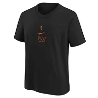 T-shirt Nike noir WNBA Essential avec logo pour jeune