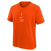 T-shirt Nike orange brillant WNBA Essential Logo pour jeunes