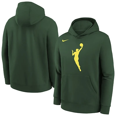 Sweat à capuche Nike Hunter Green WNBA Essential Team pour jeune