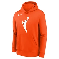 Youth Nike Orange WNBA Logo Essential Team Pullover Hoodie
