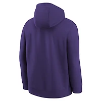 Youth Nike Purple WNBA Logo Essential Team Pullover Hoodie