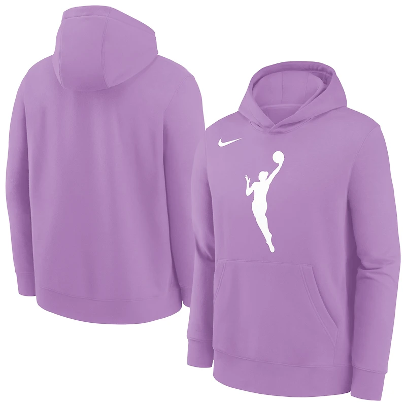 Youth Nike  Violet WNBA Essential Team Hoodie
