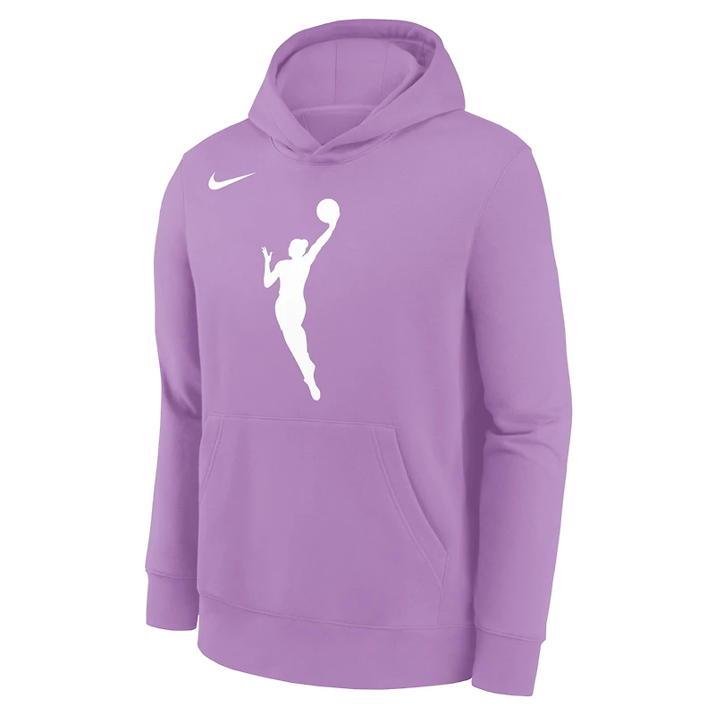 Youth Nike  Violet WNBA Essential Team Hoodie