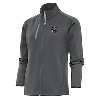 Veste zippée intégrale Antigua Charcoal pour femme, collection NHL Stadium Series 2023
