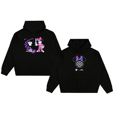 Women's Black F1 Academy x Disney Minnie Mouse Wheel Hoodie