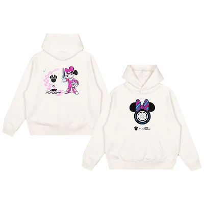 Women's Cream F1 Academy x Disney Minnie Mouse Wheel Hoodie