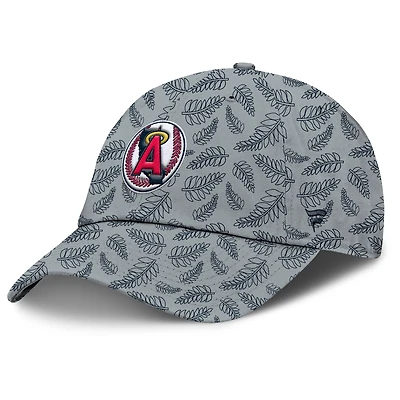 Casquette ajustable grise California Angels Cooperstown Collection pour femmes Fanatics