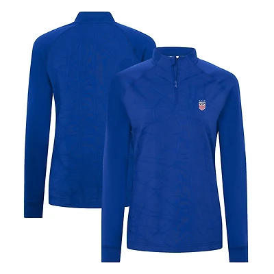 Pull-over à fermeture éclair quart de tour Levelwear Royal USWNT Amethyst pour femme