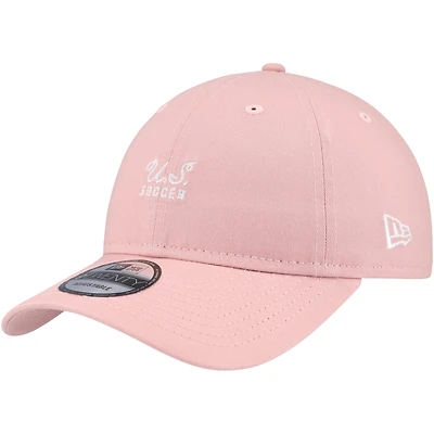Casquette ajustable rose USMNT Throwback 9TWENTY New Era pour femme