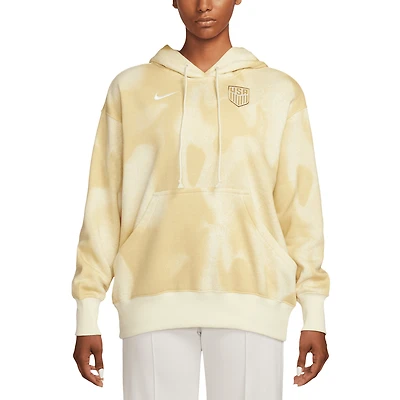 Sweat à capuche oversize en polaire Nike USMNT Phoenix pour femme crème