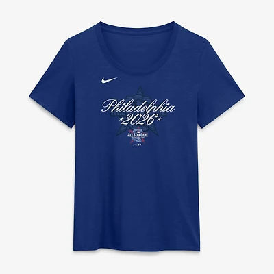 Women's Nike Royal 2026 MLB All-Star Game Slub Dri-FIT T-Shirt
