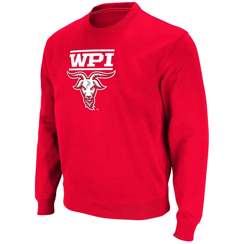 Colosseum Red Worcester Polytechnic Institute Engineers Arch Over Logo Sweat-shirt à capuche pour homme