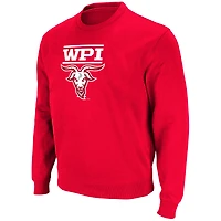 Colosseum Red Worcester Polytechnic Institute Engineers Arch Over Logo Sweat-shirt à capuche pour homme