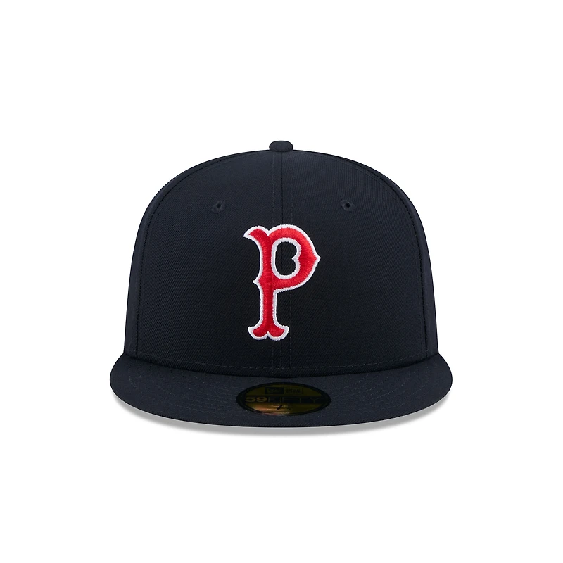 Casquette ajustée 59FIFTY bleu marine Worcester Red Sox Theme Nights de New Era pour homme