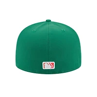 Men's New Era  White Worcester Red Sox Theme Nights 59FIFTY Fitted Hat