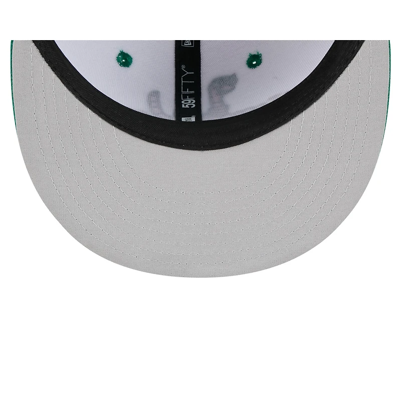 Men's New Era  White Worcester Red Sox Theme Nights 59FIFTY Fitted Hat