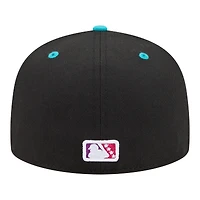 Casquette ajustée New Era noire pour homme Worcester Red Sox Minor League Theme Nights 59FIFTY