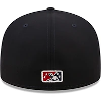 Casquette ajustée 59FIFTY pour homme de la collection authentique Worcester Red Sox New Era bleu marine/rouge