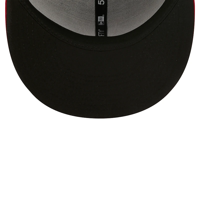 Casquette ajustée 59FIFTY pour homme de la collection authentique Worcester Red Sox New Era bleu marine/rouge