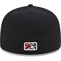 Casquette ajustée New Era Worcester Red Sox Authentic Collection 59FIFTY pour homme, bleu marine