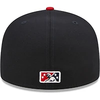 Men's New Era Navy Worcester Red Sox Authentic Collection Team Alternate 59FIFTY Fitted Hat