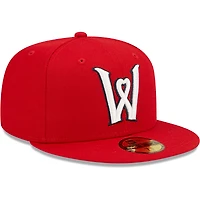 Men's New Era Red Worcester Sox Authentic Collection Team Alternate 59FIFTY Fitted Hat
