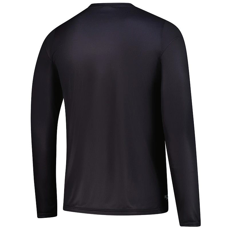 Men's Always Advancing Black Abbott World Marathon Majors 7 City Long Sleeve T-Shirt