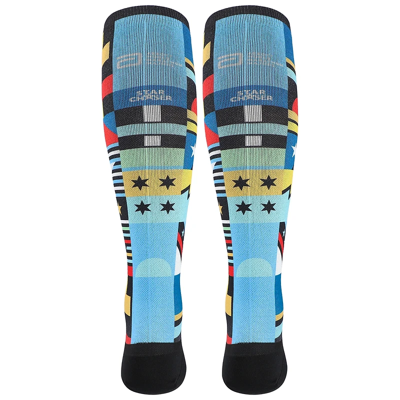 Unisex BOCO Gear  Black World Marathon Majors Star Chaser Compression Socks