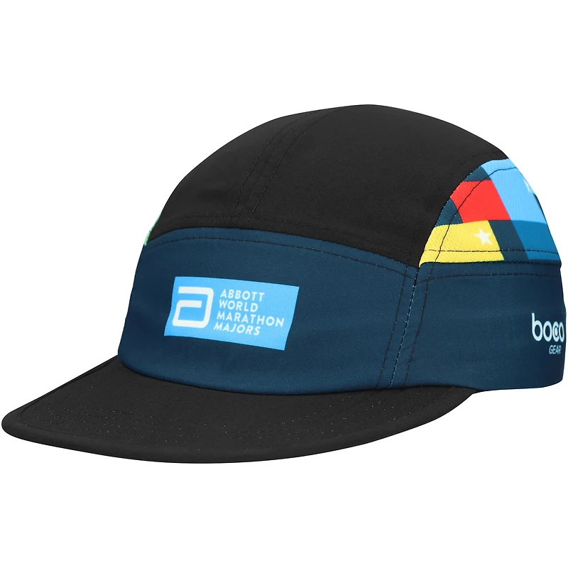 Casquette ajustable unisexe BOCO Gear noire World Marathon Majors Trail