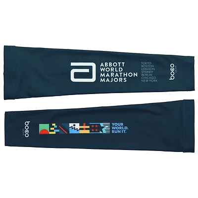 Unisex BOCO Gear  Blue World Marathon Majors 7 City Arm Warmers