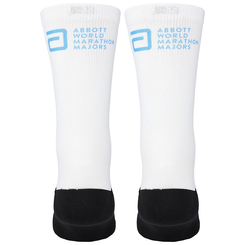 Unisex BOCO Gear  White World Marathon Majors Crew Socks