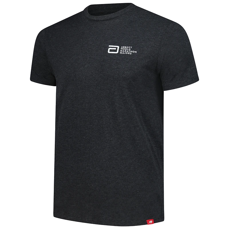 T-shirt unisexe Sportiqe noir World Marathon Majors