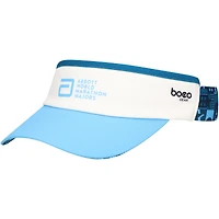 Unisex BOCO Gear White/Blue Abbott World Marathon Majors 360 Stretch Visor