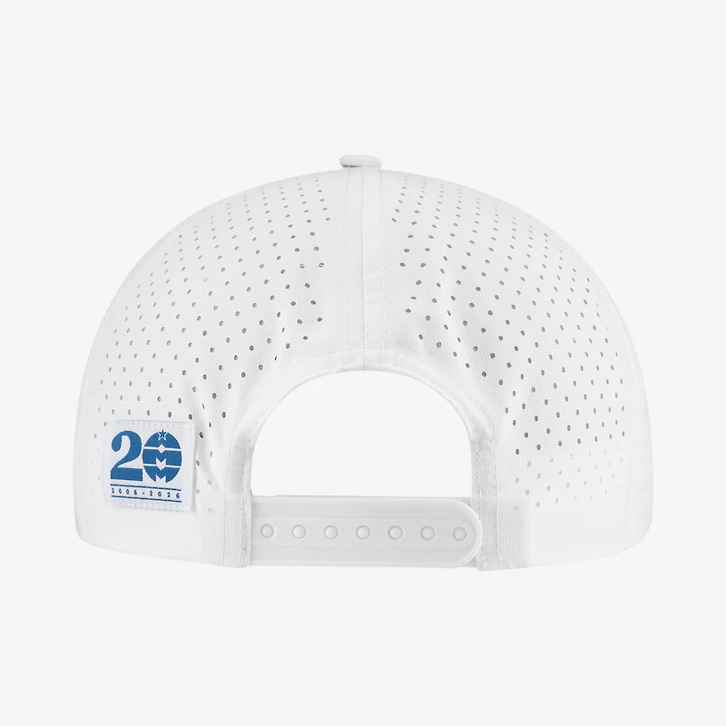Unisex BOCO Gear White 2026 World Marathon Majors Lowdown Adjustable Trucker Hat