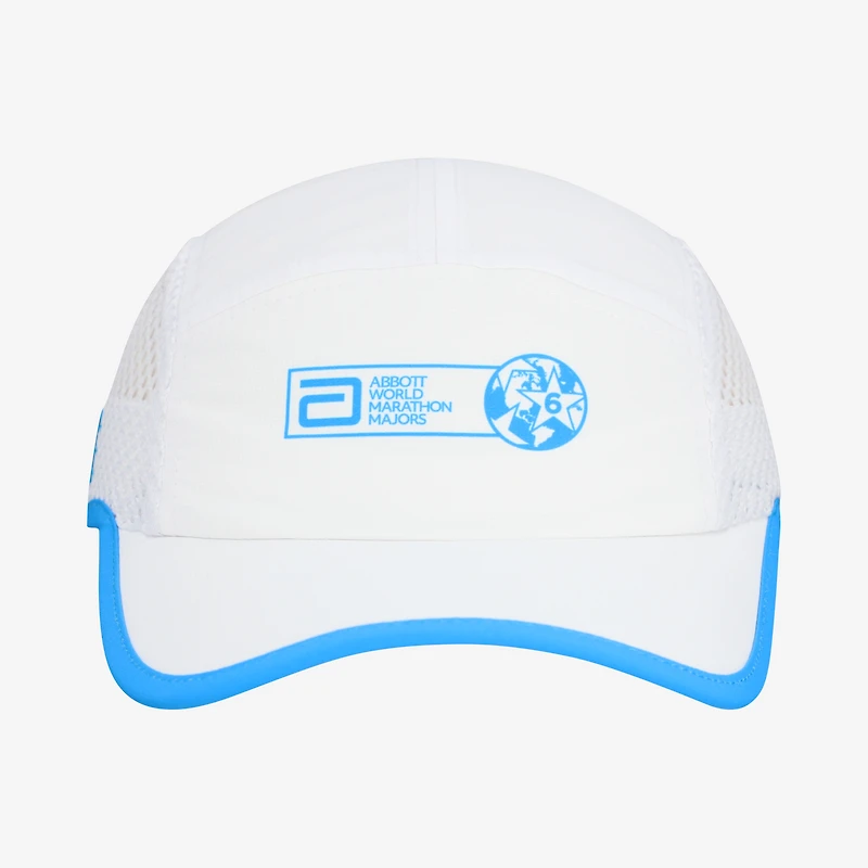 Casquette unisexe BOCO Gear blanche 2026 World Marathon Majors Run, ajustable