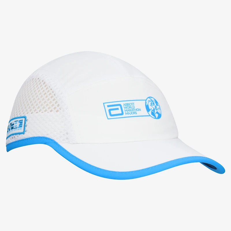 Casquette unisexe BOCO Gear blanche 2026 World Marathon Majors Run, ajustable