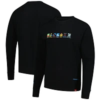 Sweat-shirt ras du cou unisexe Sportiqe noir Abbott World Marathon Majors Biltmore French Terry
