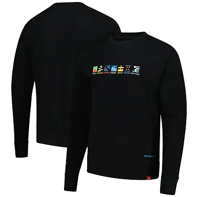 Unisex Sportiqe Black Abbott World Marathon Majors Biltmore French Terry Crewneck Sweatshirt