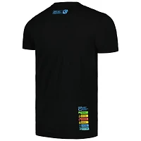 T-shirt unisexe Sportiqe noir Abbott World Marathon Majors Bingham Tri-Blend