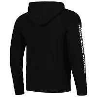 Sweat à capuche unisexe Sportiqe noir Abbott World Marathon Majors Heywood Raglan entièrement zippé
