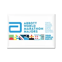 WinCraft  World Marathon Majors 7 Cities 2.5" x 3.5" Fridge Magnet