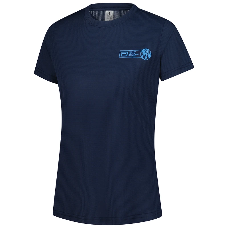 Women's Navy Abbott World Marathon Majors Six Star T-Shirt