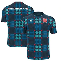 Men's Macron Blue Wrexham Warm-Up Top