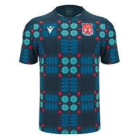 Men's Macron Blue Wrexham Warm-Up Top