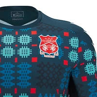 Men's Macron Blue Wrexham Warm-Up Top